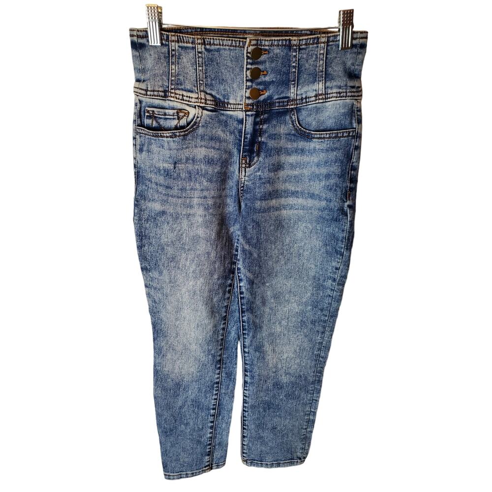 New York Laundry Denim 3-Button Jeans, Size Juniors 3